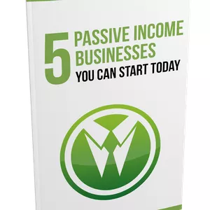 Imagem de capa para o Ebook 5 Passive income businesses you can start today .