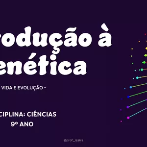 Imagem de capa para o Ebook Apresentação de Aula - Introdução à Genética