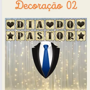 Imagem de capa para o Ebook DECORAÇÃO 02 - DIA DO PASTOR 