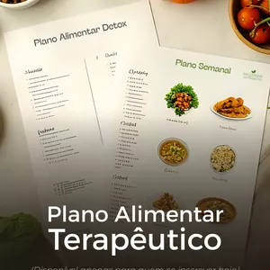 Imagem de capa para o Curso online Plano Alimentar - Semanal e Terapêutico