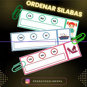 Imagem de capa para o Ebook 005-2023 - Ordenar Silabas