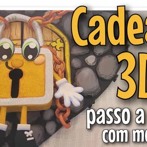 Imagem de capa para o Ebook Cadeado 3D