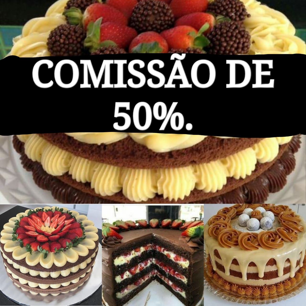 Imagem do curso LUCRANDO ALTO APRENDENDO A FAZER DIVERSOS TIPOS DE BOLOS