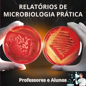 Imagem de capa para o Ebook Relatórios de Microbiologia Prática