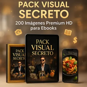 Imagen de portada para Ebook 🖼️ Pack Visual Secreto – 200 Imágenes Premium HD para Ebooks
