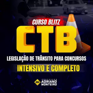 Imagem de capa para o Curso online BLITZ CTB - Legislação de trânsito para concursos