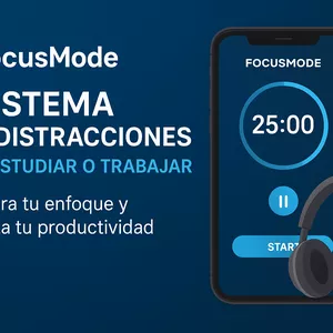 Cover image for Ebook FocusMode: Tu Compañero Ideal para Estudiar o Trabajar Sin Distracciones
