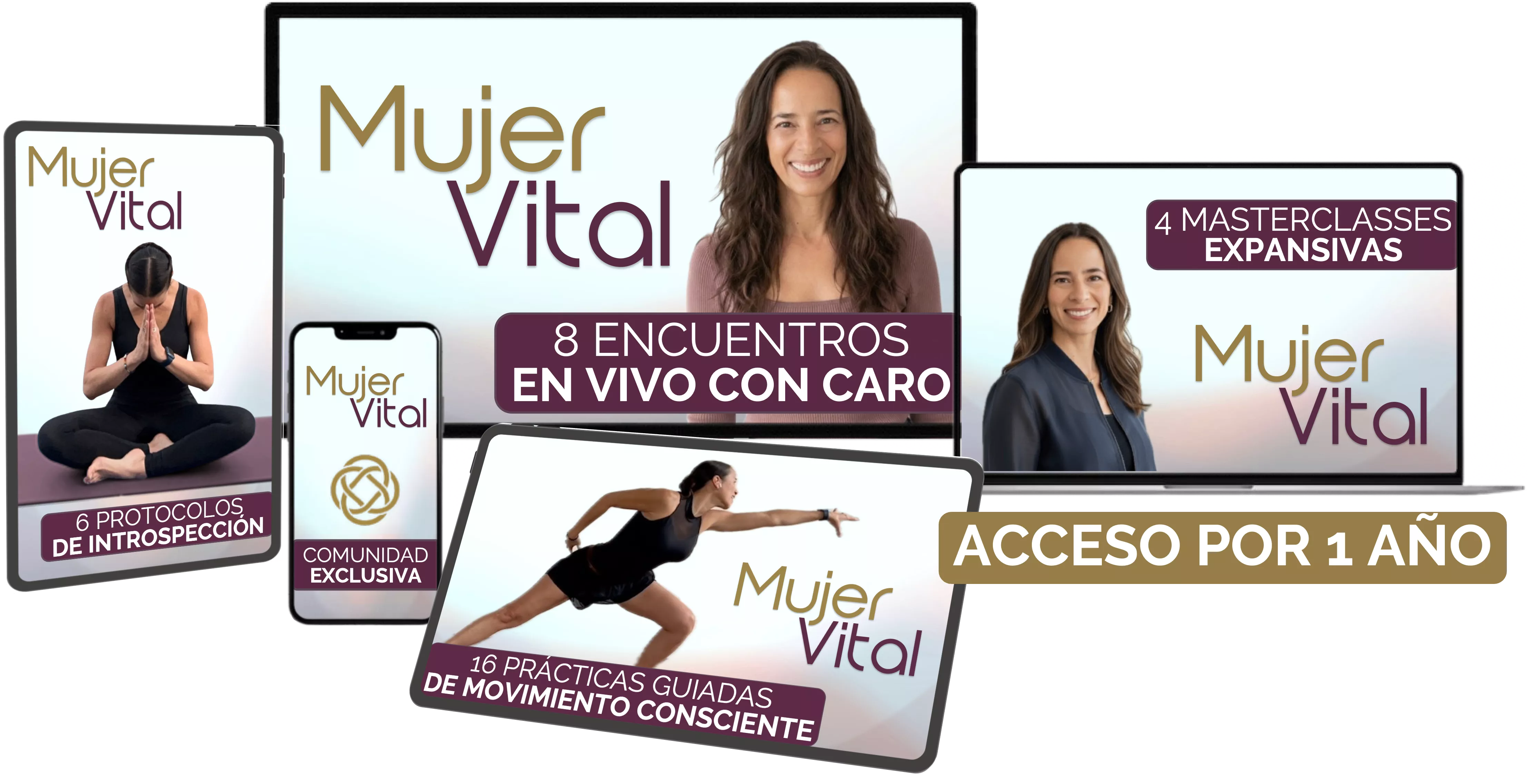 Mujer Vital es un programa diseñado para mujeres profesionales y líderes que buscan recuperar su energía, fortalecer su cuerpo y reconectar con su vitalidad interna. A través de movimiento consciente, prácticas somáticas y herramientas de regulación emocional, este método te ayuda a salir del agotamiento, recuperar tu fuerza vital y liderar desde un bienestar profundo y sostenible.