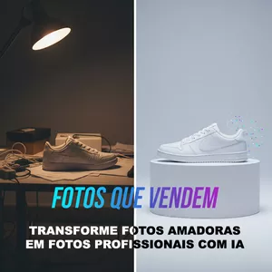 Imagem do curso Fotos que Vendem - Transforme fotos Simples feitas por celular em fotos Profissionais com ia