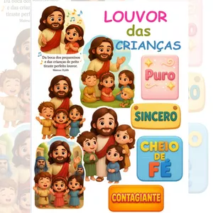 Imagem de capa para o Ebook LOUVOR DAS CRIANÇAS - PERFEITO LOUVOR 