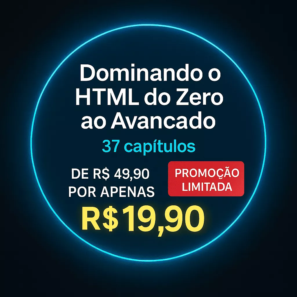 HTML do Zero: Crie Seus Primeiros Sites Mesmo Sem Saber Programar