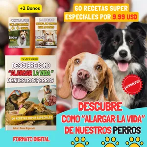 Imagen de portada para Ebook (GUIA RÁPIDA) Descubre Como Alargar la Vida de Nuestros Perros + Bonos Gratis