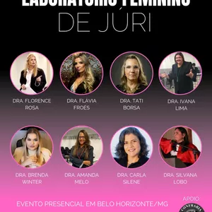 Imagem de capa para o Evento presencial Escola Feminina do Júri  - Modulo Laboratório do Júri
