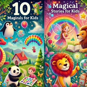 Imagem de capa para o Ebook 10 Historias Magicas para Crianças