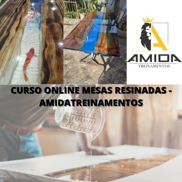 Curso CURSO MESAS RESINADAS - AMIDA TREINAMENTOS