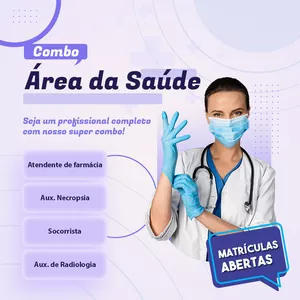 Imagem do curso COMB0 ÁREA DA SAÚDE 