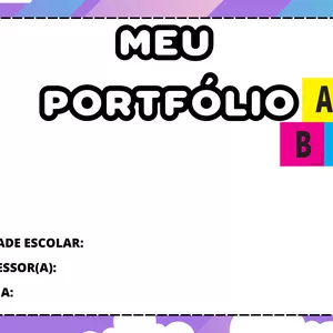 Imagem de capa para o Ebook MEU PORTFÓLIO