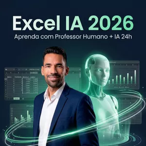 Imagem do curso Excel IA 2026 – Curso Completo com Professor de IA 24h