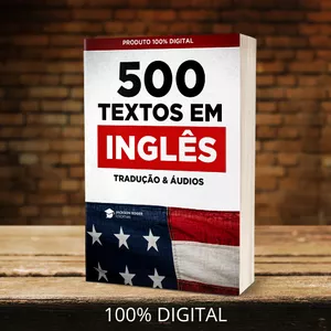 Imagem do curso E-books - 500 Textos em Inglês com Áudios
