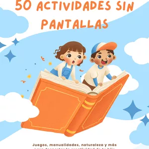 Imagen de portada para Ebook 🔋0% Batería, 100% 🎉 Diversión - 50 actividades sin pantallas 📵✨