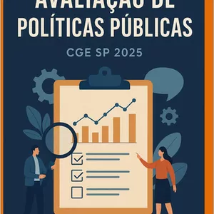 Imagem de capa para o Curso online AVALIAÇÃO DE POLÍTICAS PÚBLICAS  CGE SP 2025 