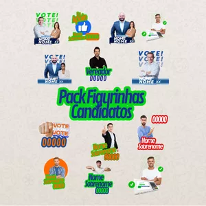 Imagem de capa para o Curso online Figurinhas de Resposta para WhatsApp - Candidato / Prefeito / Vereador