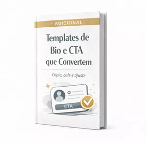 Imagem de capa para o Ebook Templates de Bio e CTA que Convertem