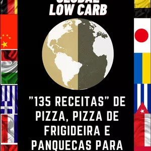 Imagem de capa para o Ebook 135 Receitas De Pizzas E Panquecas Para Dietas