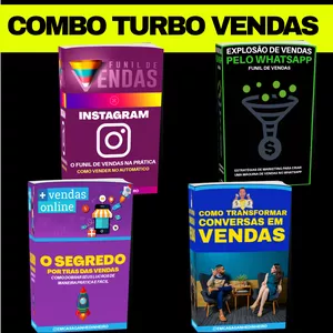 Imagem de capa para o Ebook Combo Turbo Vendas Online 