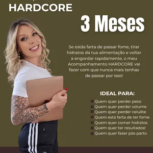 Imagem de capa para o Ebook Acompanhamento Hardcore 3 Meses