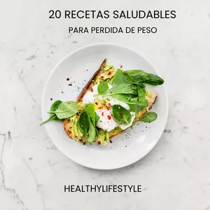 Imagen de portada para Ebook 20 recetas saludables para adelgazar
