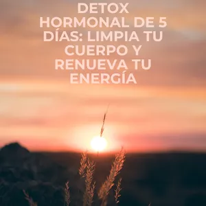 Imagen de portada para Ebook Detox Hormonal de 5 Días: Limpia tu Cuerpo y Renueva tu Energía