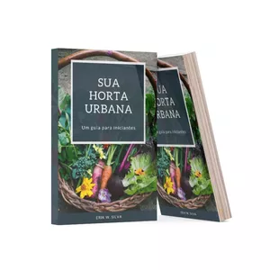 Imagem de capa para o Ebook Sua horta urbana - Um guia para iniciantes