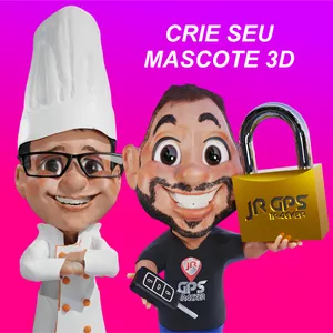 Imagem de capa para o Ebook Mascote 3D