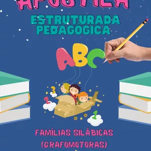 Imagem de capa para o Ebook APOSTILA ESTRUTURADA PEDAGÓGICA - FAMÍLIA SILÁBICAS