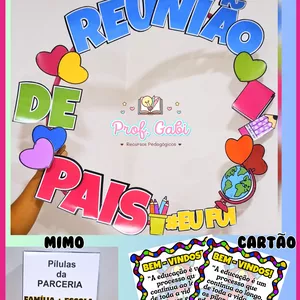 Imagem de capa para o Ebook Moldura reunião de pais