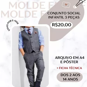 Imagem de capa para o Ebook Conjunto Social Infantil com 3 Peças 