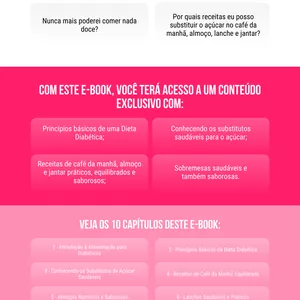 Imagem de capa para o Curso online Doce Equilíbrio: RECEITAS para diabéticos