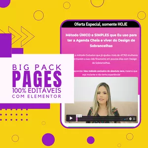 Imagem de capa para o Curso online Big Pack Pages