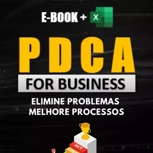 Imagem de capa para o Ebook PDCA FOR BUSINESS + EXCEL PARA APLICAR PRÁTICA
