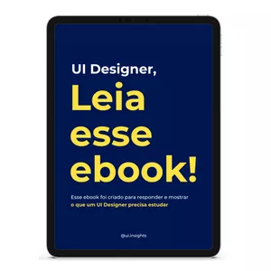 Imagem principal do produto UI Designer, leia esse ebook!
