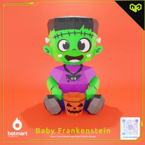 Cover image for Ebook Halloween baby frankenstein