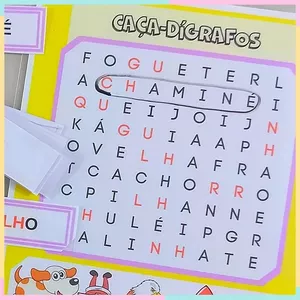 Imagem de capa para o Ebook CAÇA DÍGRAFOS