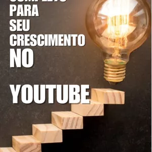 Imagem de capa para o Ebook Guia completo para o seu crescimento no YouTube