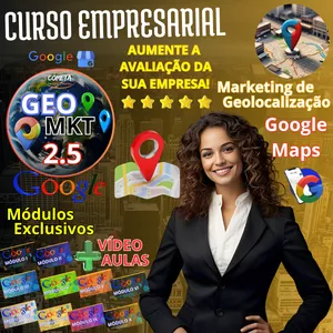 Imagem de capa para o Curso online CURSO EMPRESARIAL DE GESTÃO DE PERFIL PROFISSIONAL GEOMKT 2.5 GOOGLE MAPS GMB