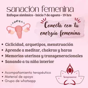 Imagen de portada para Curso online Sana y conecta con tu energía femenina