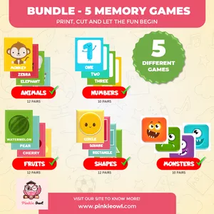 Cover image for Online course Pack - 5 different memory games