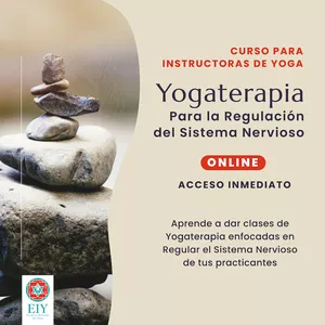 Imagen de portada para Curso online Curso para Instructoras de Yoga: Yogaterapia para el Sistema Nervioso 