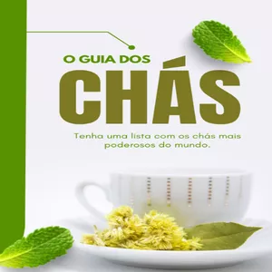 Imagem de capa para o Ebook E-book Guia dos Chás