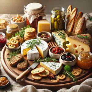 Imagen de portada para Ebook Tablas de Quesos: Las Mejores Salsas, Panes, Mermeladas, Crakers y Conservas para acompañar